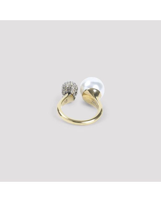 McQueen White Rings
