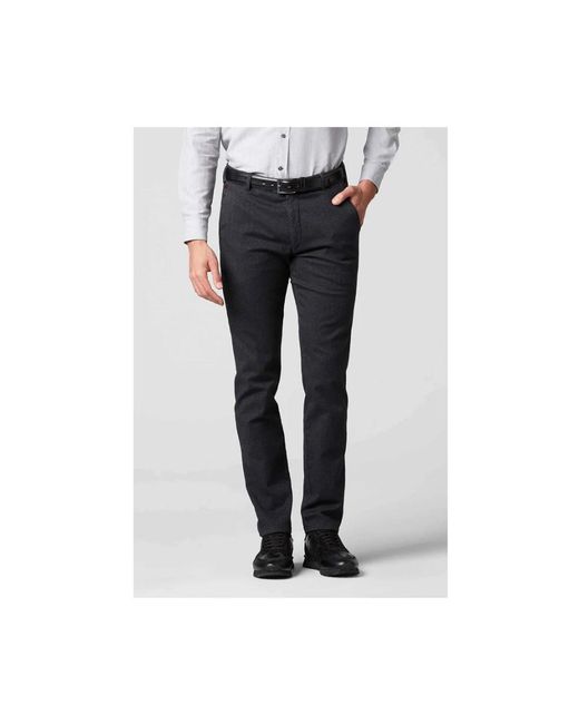 Meyer Chinos in het Gray voor heren