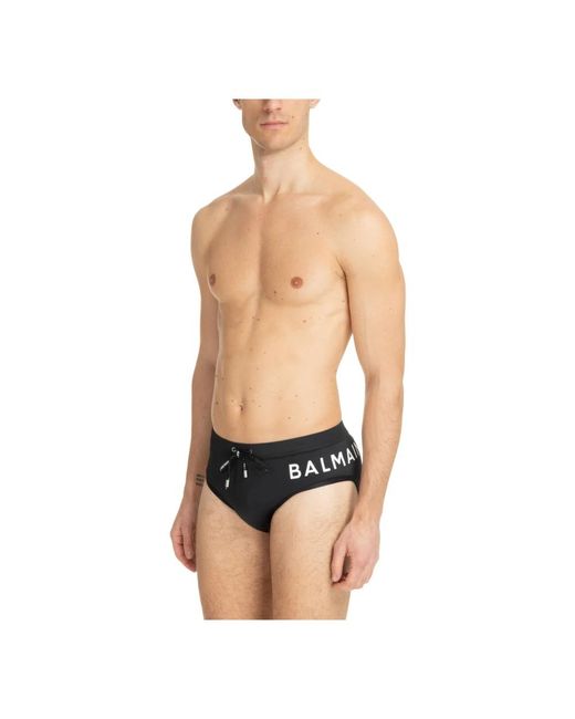 Swimwear > beachwear Balmain pour homme en coloris Black