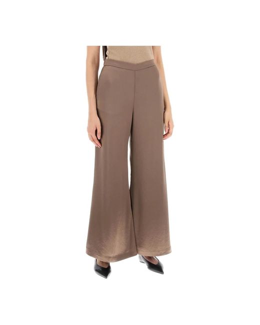Trousers > wide trousers By Malene Birger en coloris Brown