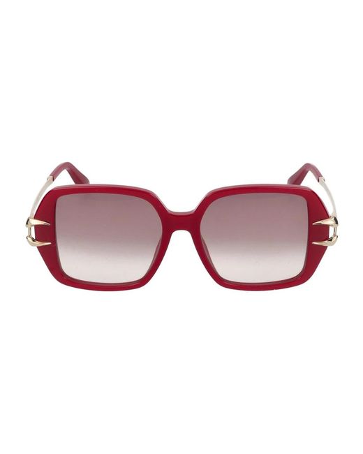Roberto Cavalli Red Sunglasses
