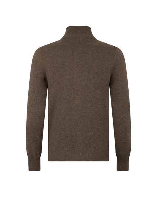 Cardigans Moorer pour homme en coloris Brown