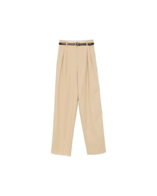 Max Mara Natural Straight Trousers