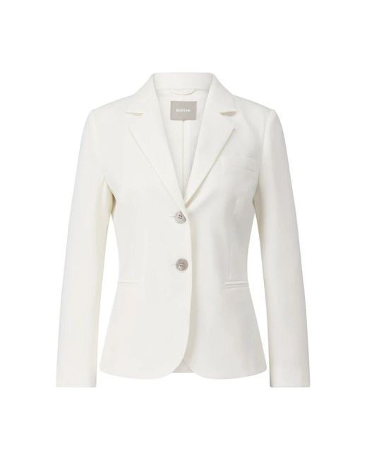 Kiltie White Taillierter blazer