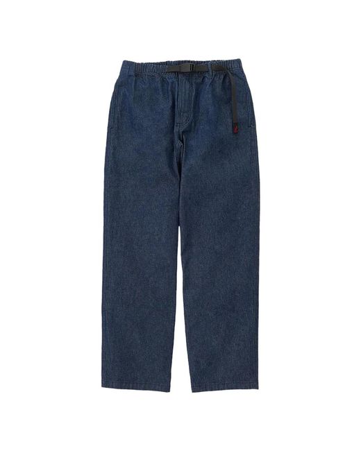 Gramicci Blue Straight Jeans for men