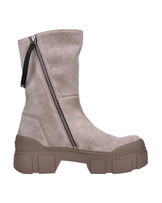 Vic Matié Gray Ankle Boots