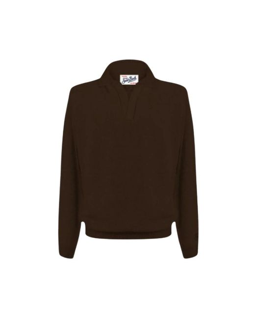 Mc2 Saint Barth Brown Polo Shirts for men