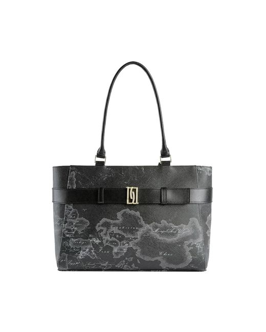 Alviero Martini 1A Classe Black Elegante schwarze shopper-tasche
