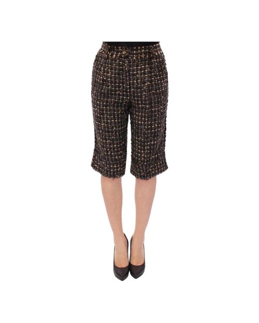 Dolce & Gabbana Black Bermudas