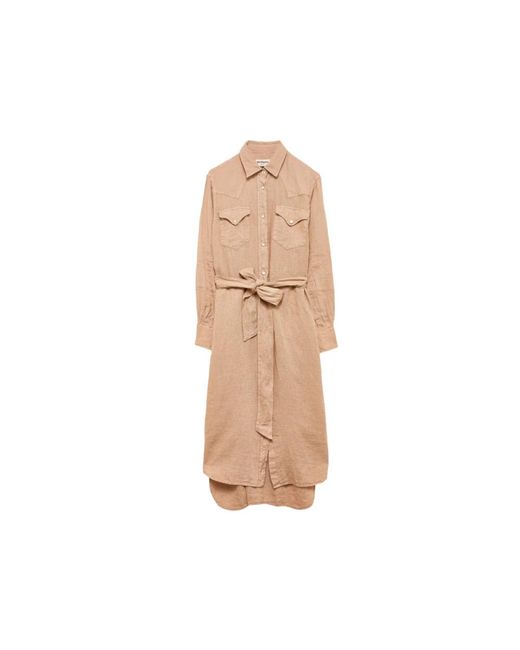 Roy Rogers Natural Shirt Dresses