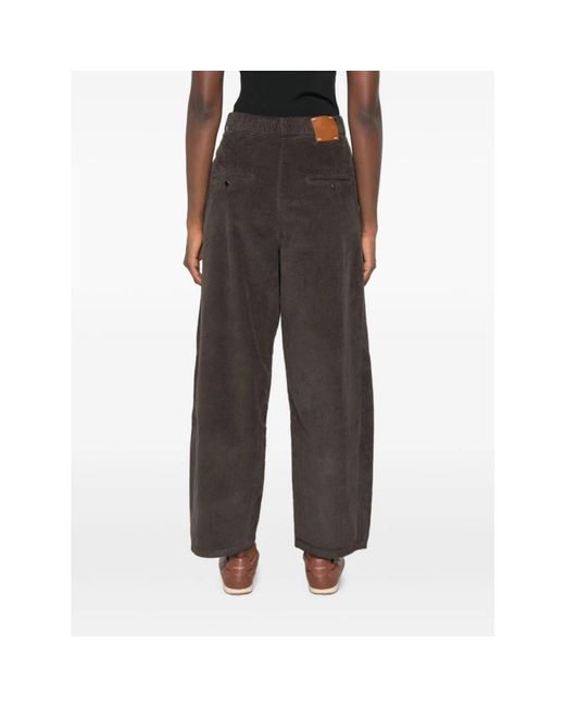 Alysi Gray Tapered Trousers