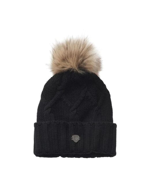 Blauer Accessoires ,Zwart ,Wol Pondacia Beanie Hat in het Blue