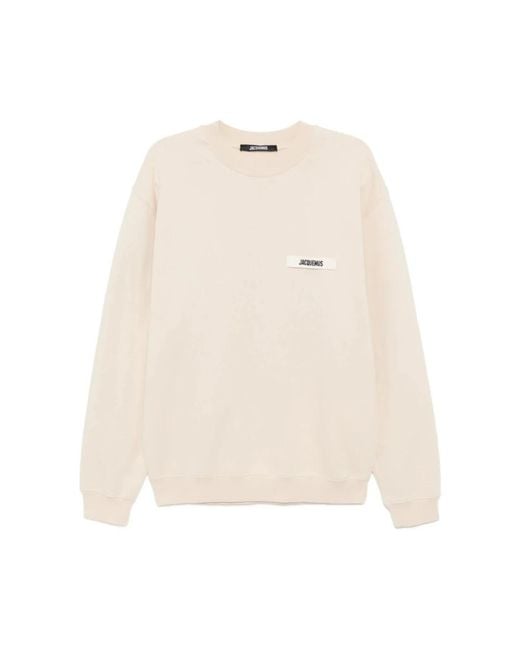 Jacquemus Sweatshirts in het Natural voor heren