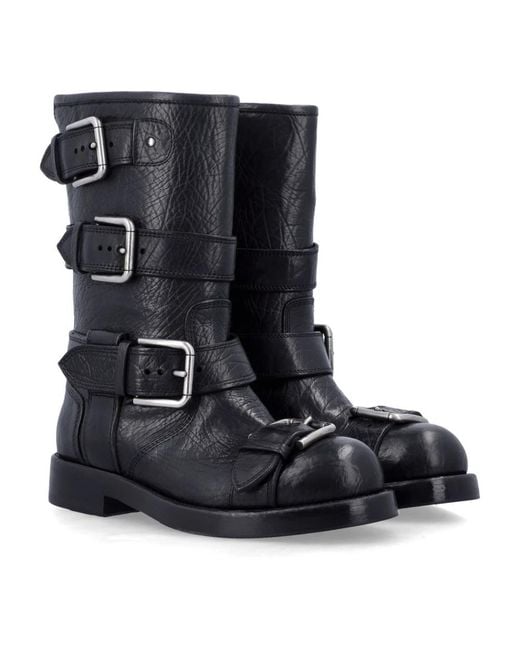 Dolce & Gabbana Blue High Boots