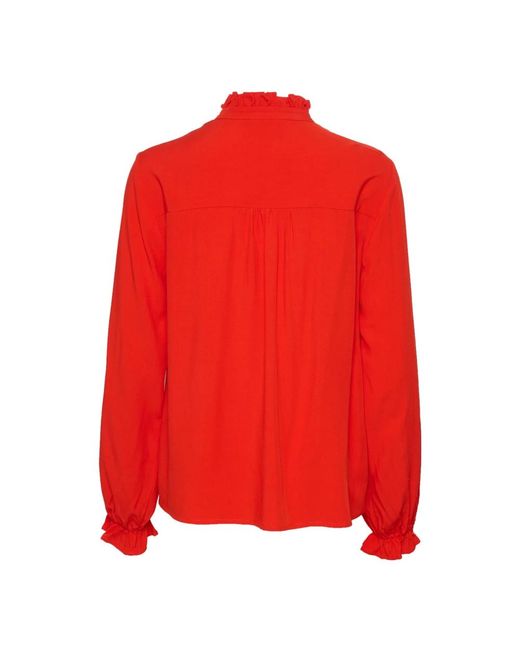 Cream Red Shirts