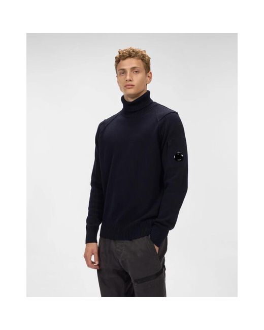 C P Company Blue Turtlenecks for men