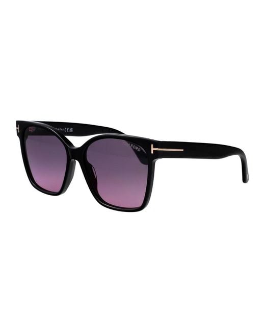 Tom Ford Iris Zonnebril in het Purple