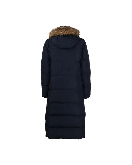 Polo Ralph Lauren Blue Concealed-fastening Hooded Parka