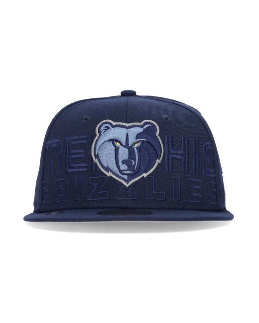 KTZ Accessoires ,Blauw ,Nba Draft Platte Klep Pet in het Blue voor heren