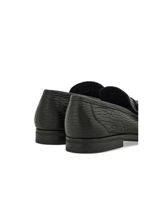 Ferragamo Black Loafers for men