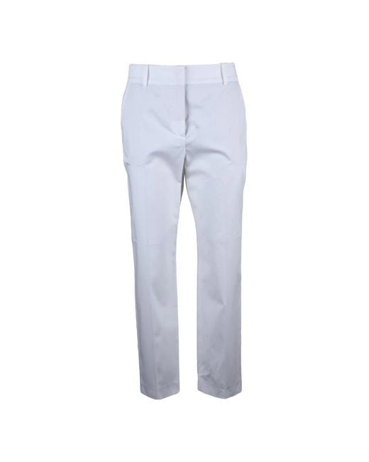 Eleventy Blue Straight Trousers