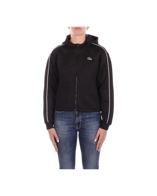 Lacoste Black Zip-Throughs