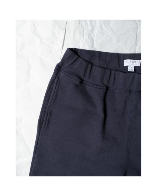 Sunspel Sweatpants in het Blue voor heren