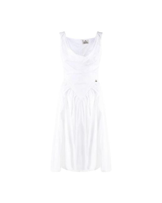Vivienne Westwood White Midi Dresses