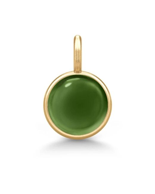 Julie Sandlau Green Grüner prime anhänger cabochon kristall