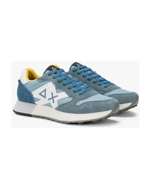 Sun 68 Jaki 2.0 Solid Sneaker in het Blue voor heren