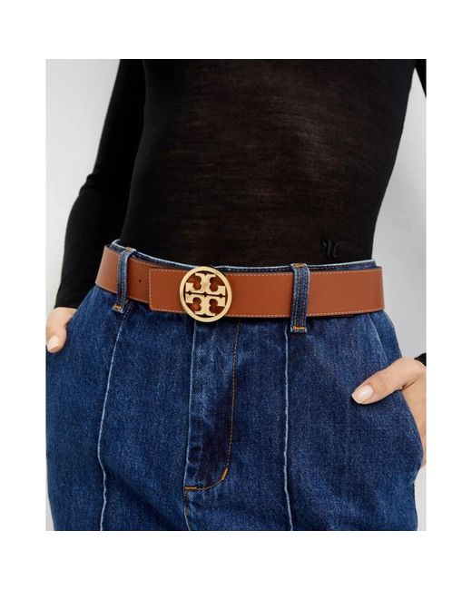 Belts di Tory Burch in Brown