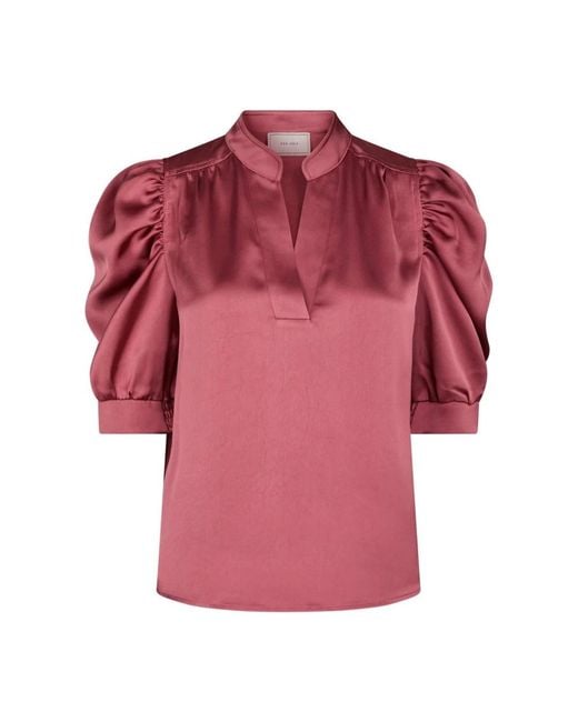 Neo Noir Pink Blouses