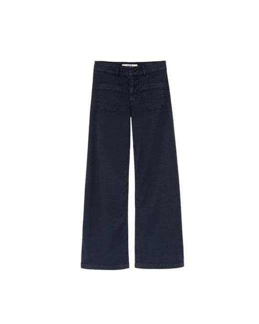 Five Jeans Blue Lucia Wide Hose