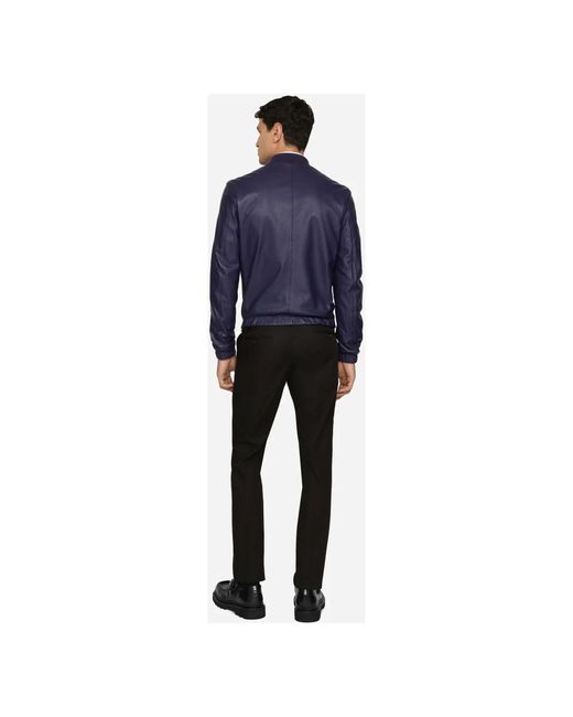 Jackets > leather jackets Dolce & Gabbana pour homme en coloris Blue