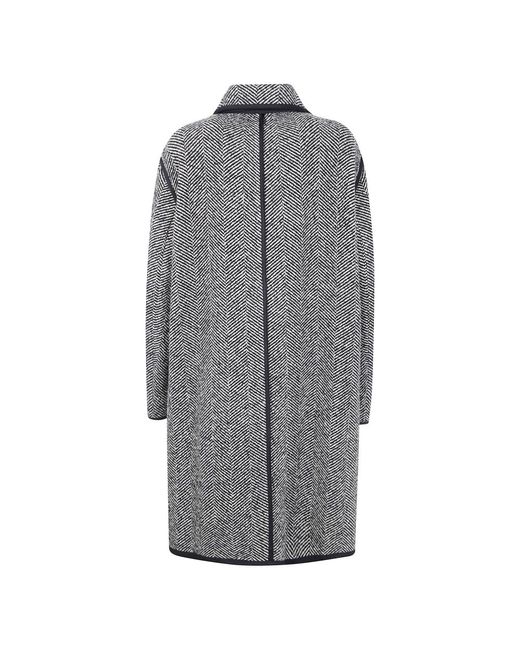 Jil Sander Jassen ,Grijs ,Stijlvolle Trim Jas in het Gray