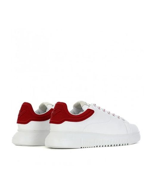 Emporio Armani Red Sneakers for men