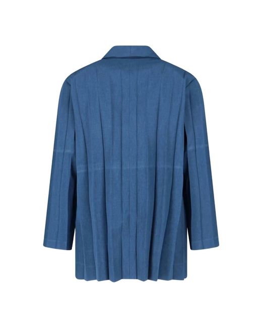 Issey Miyake Blue Blazers