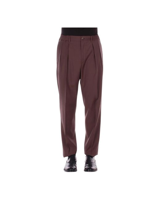 Tagliatore Purple Suit Trousers for men