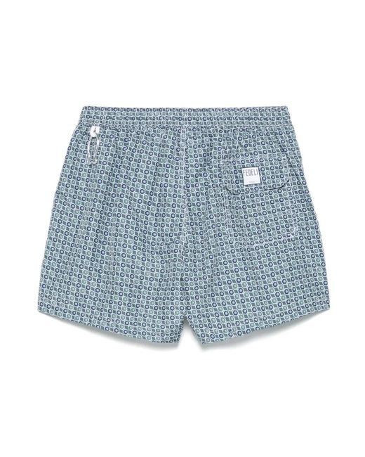 Fedeli Blue Beachwear for men
