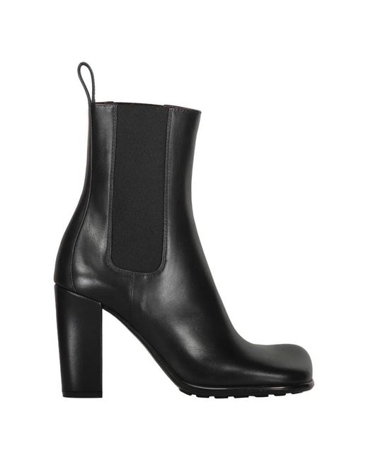 Bottega Veneta Black Storm leder stiefeletten