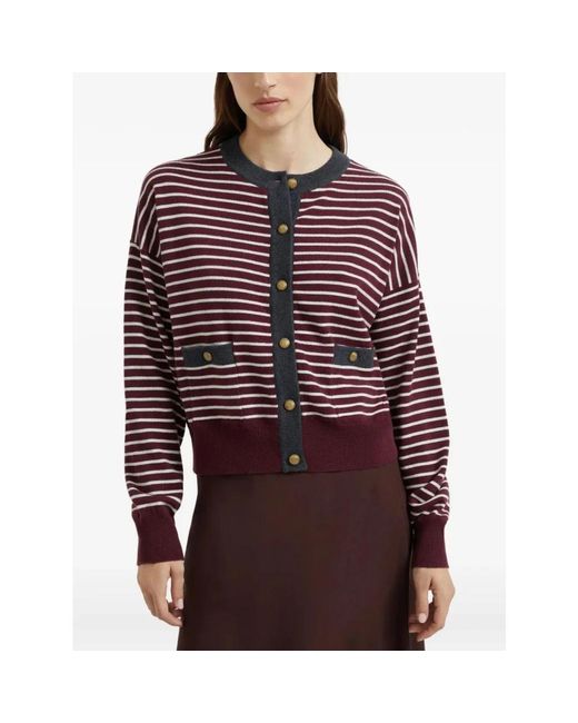 Cardigans Brunello Cucinelli de color Red