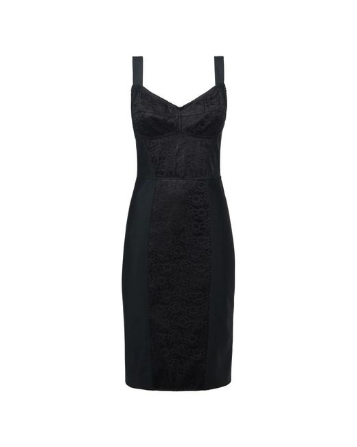 Dolce & Gabbana Black Short Dresses