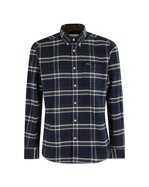 Barbour Geruite Ronan Overhemd in het Blue voor heren