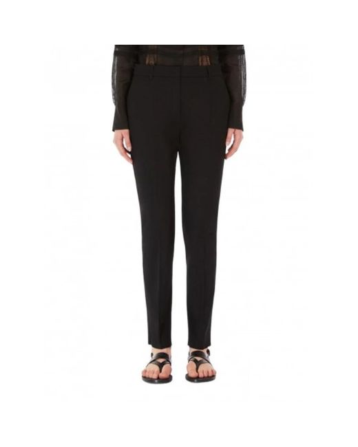 Max Mara Black Slim-Fit Trousers