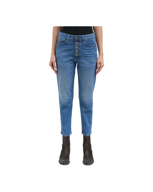 Dondup Blue Cropped Jeans