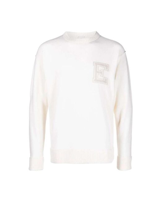 Eleventy White Sweatshirts for men