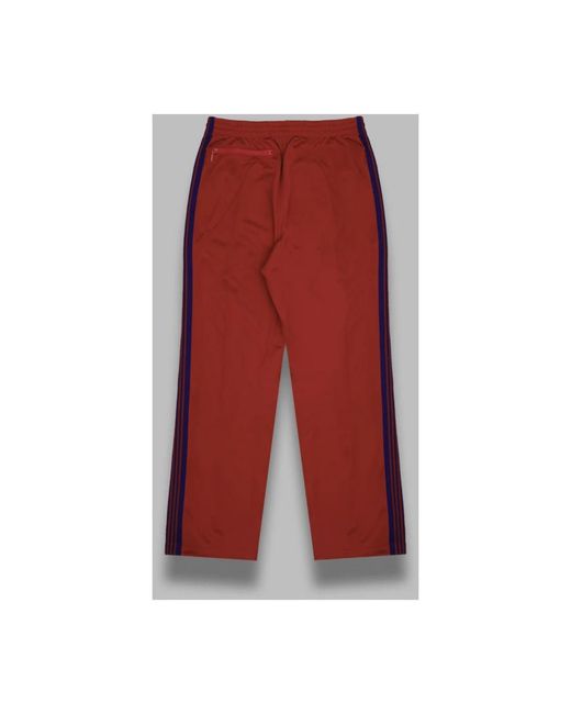 Needles Track Pant in het Red voor heren