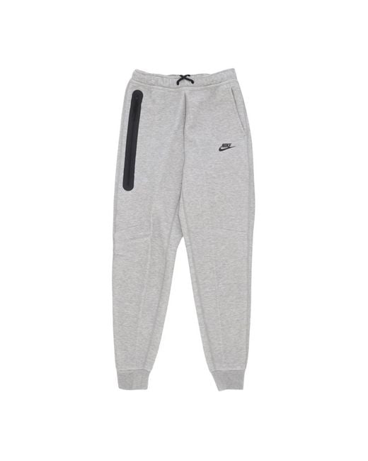 Nike Leichte Trainingshose Fur Herren, Tech-Fleece-Jogginghose, Dk Heather/Schwarz in Gray für Herren