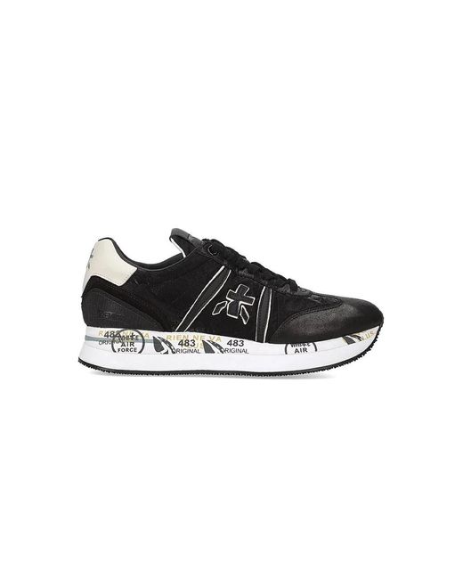 Premiata Black Conny 6987 High-Top Sneaker
