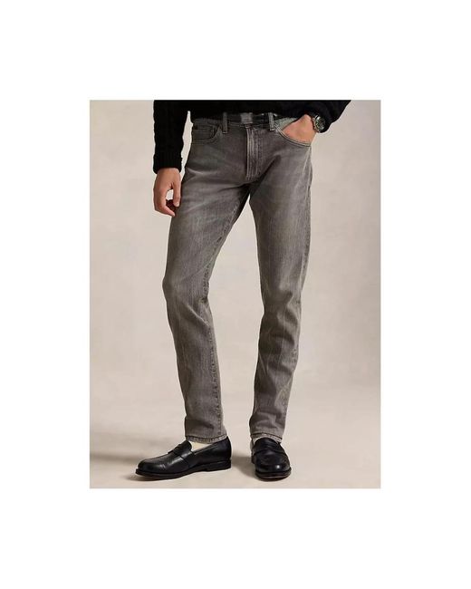 Polo Ralph Lauren Gray Slim Fit Jeans for men